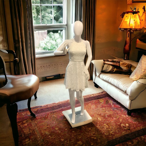 NWT BCX Women's Lace Fit & Flare Dress - Picture 2 of 4